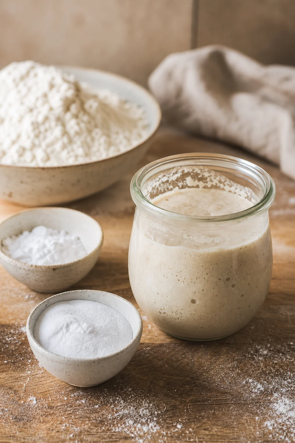 Backpulver, Natron und Sauerteig als Hefe-Alternativen